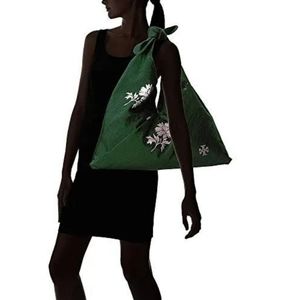Tory Burch Zoe Embellished Tie Bag - Green - Totes NWT GORGEOUS BAG!!!